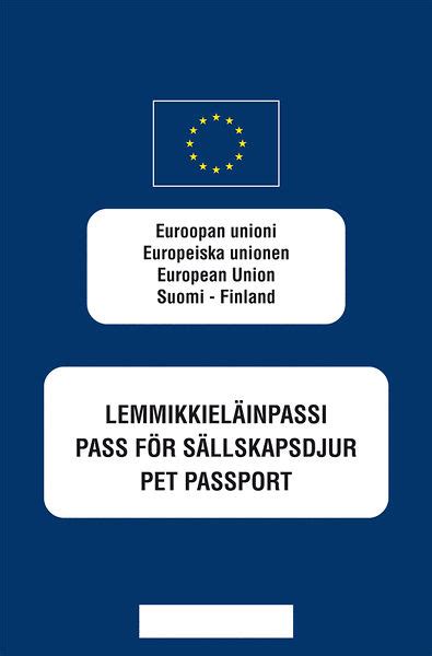 eu-passi koiralle|Mihin koiran tunnistusmerkintätiedot merkitään